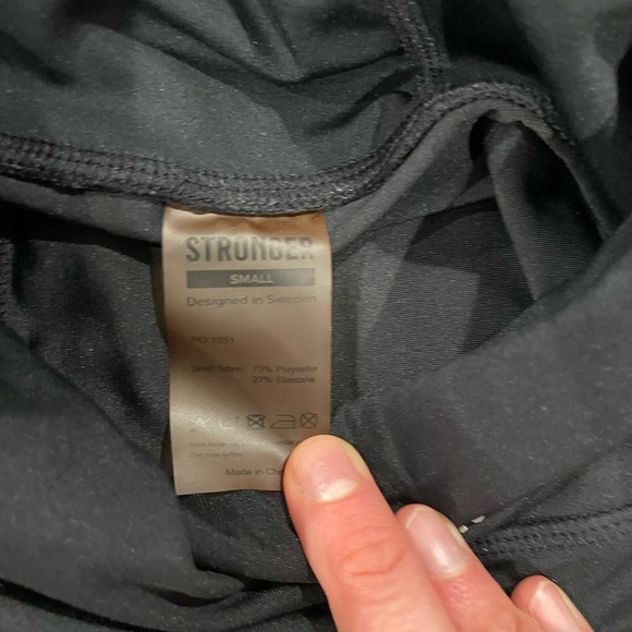 Stronger black leggings - Picture 2 of 3